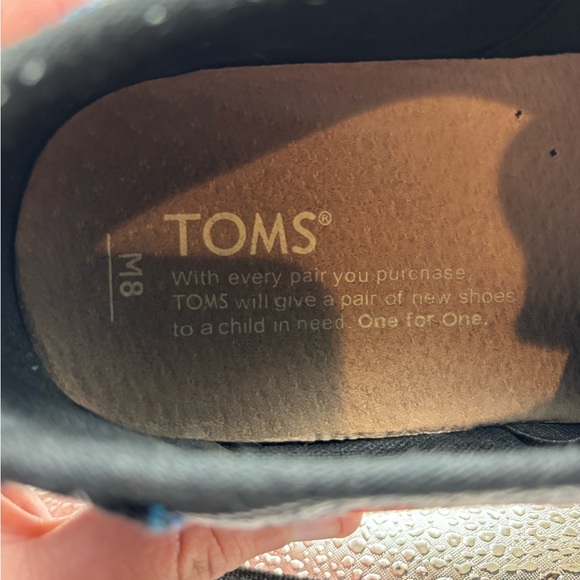 Toms Multicolor Aztec Woven Lace Up Flat Sneaker Shoes Mens Size 8 - Picture 7 of 8